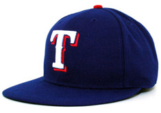 Rangers fitted poly authentic hat