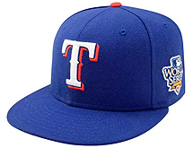 Rangers fitted poly World Series hat