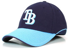 Rays fitted batting practice hat