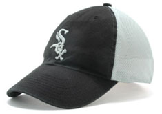 White Sox stretch fitted mesh hat