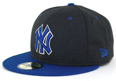 Yankees fitted two tone hat