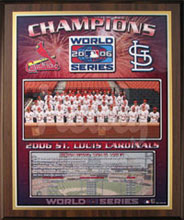 2006 St. Louis Cardinals champions plaque