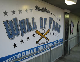 The Wall of Fame at Drillers Stadium