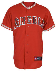 Angels alternate red replica jersey
