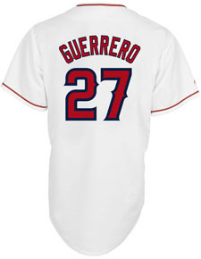 Vladimir Guerrero home and alternate jerseys