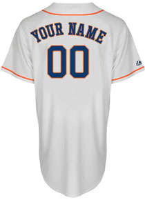 Astros personalized home replica jersey