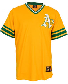 A's throwback replica jersey