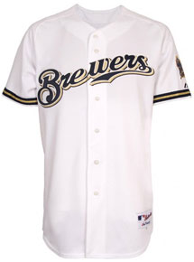 Brewers home authentic jersey
