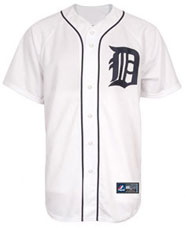 Detroit Tigers team and player jerseys