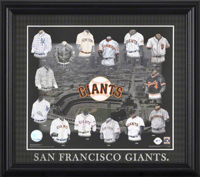 San Francisco Giants uniform collage