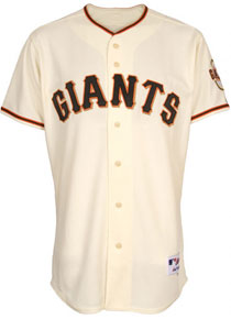 Giants home authentic jersey