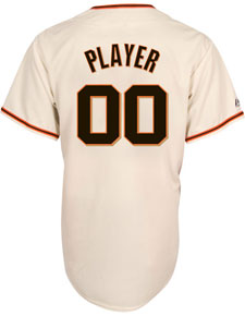 Giants player home replica jersey
