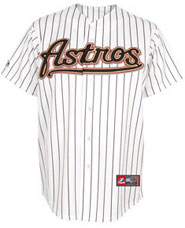 Houston Astros team and player jerseys