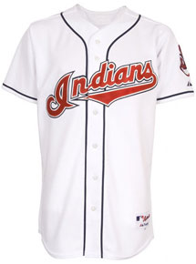 Indians home authentic jersey