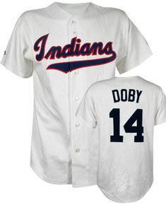 Larry Doby throwback jersey
