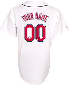 Indians personalized home replica jersey