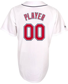 Indians player home replica jersey