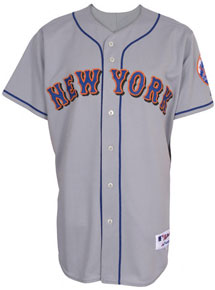 Mets road grey authentic jersey