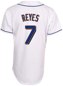 Jose Reyes home, road and alternate jerseys