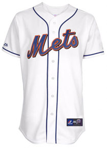 Mets home white replica jersey