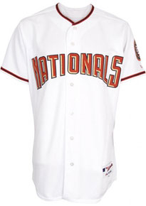 Nationals home authentic jersey