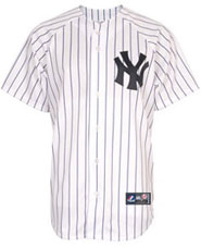 New York Yankees team and player jerseys