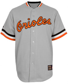 Orioles throwback replica jersey