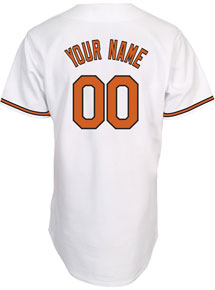 Orioles personalized home replica jersey