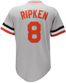 Cal Ripken Jr throwback jersey