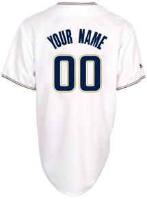Padres personalized home replica jersey