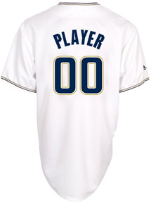 Padres player home replica jersey