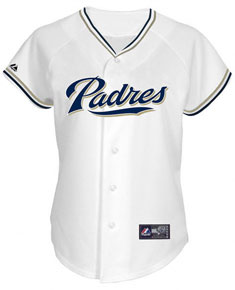 Padres women's replica jersey