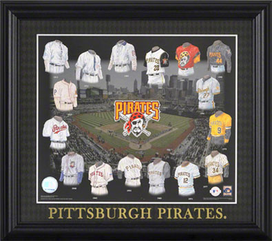 Pittsburgh Pirates uniform collage