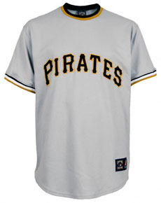 Pirates throwback replica jersey