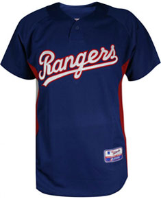 Rangers authentic batting practice jersey