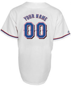 Rangers personalized home replica jersey