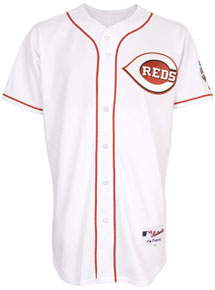 Reds home authentic jersey