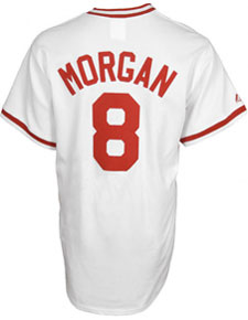 Joe Morgan throwback jersey