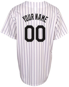 Rockies personalized home replica jersey