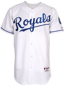 Royals home authentic jersey