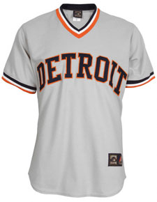 Tigers throwback replica jersey