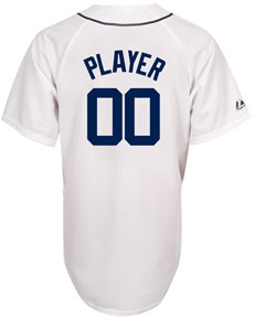 Tigers player home replica jersey