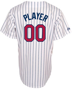 Twins player home replica jersey