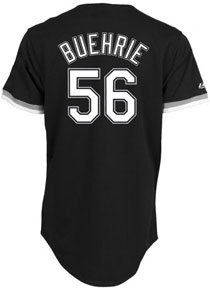 Mark Buehrle home, road and alternate jerseys