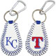 Royals and Rangers keychain
