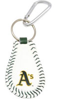 Oakland A's keychain
