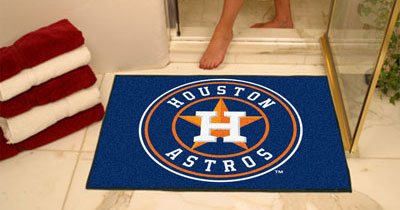 Astros bathroom mat