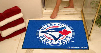 Blue Jays bathroom mat