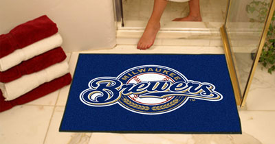 Brewers bathroom mat