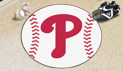 Phillies baseball floor mat
